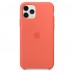 Apple iPhone 11 Pro Silicone Case - Clementine/Orange (MWYQ2)