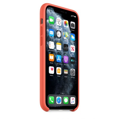 Apple iPhone 11 Pro Max Silicone Case - Clementine/Orange (MX022)
