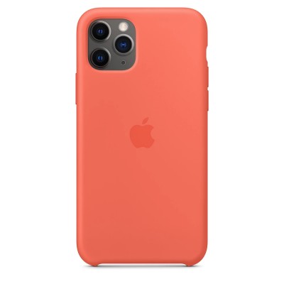 Apple iPhone 11 Pro Max Silicone Case - Clementine/Orange (MX022)