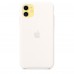 Apple iPhone 11 Silicone Case - White (MWVX2)