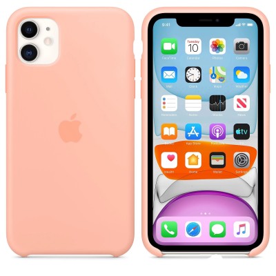 Apple iPhone 11 Silicone Case - Grapefruit (MXYX2)