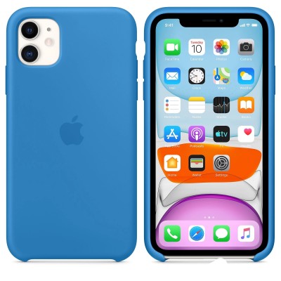 Apple iPhone 11 Silicone Case - Surf Blue (MXYY2)