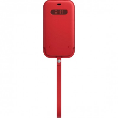 Apple iPhone 12 Pro Max Leather Sleeve with MagSafe - (PRODUCT)RED (MHYJ3)