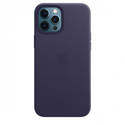 Apple iPhone 12 Pro Max Leather Case with MagSafe - Deep Violet (MJYT3)