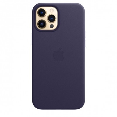 Apple iPhone 12 Pro Max Leather Case with MagSafe - Deep Violet (MJYT3)