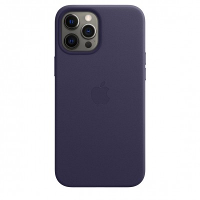 Apple iPhone 12 Pro Max Leather Case with MagSafe - Deep Violet (MJYT3)