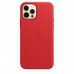 Apple iPhone 12 Pro Max Leather Case with MagSafe - (PRODUCT)RED (MHKJ3)