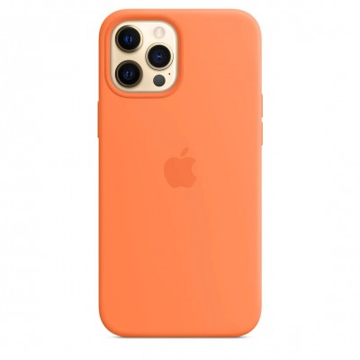 Apple iPhone 12 Pro Max Silicone Case with MagSafe - Kumquat (MHL83)