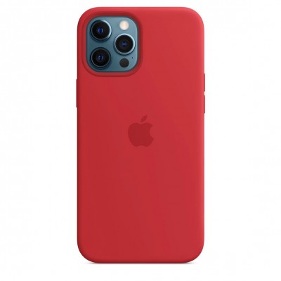 Apple iPhone 12 Pro Max Silicone Case with MagSafe - (PRODUCT)RED (MHLF3)