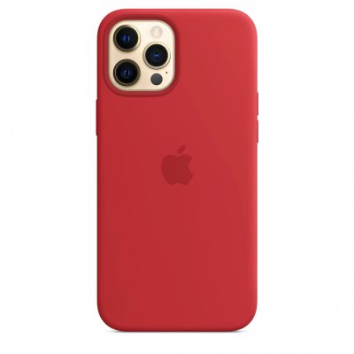 Apple iPhone 12 Pro Max Silicone Case with MagSafe - (PRODUCT)RED (MHLF3)