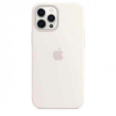 Apple iPhone 12 Pro Max Silicone Case with MagSafe - White (MHLE3)