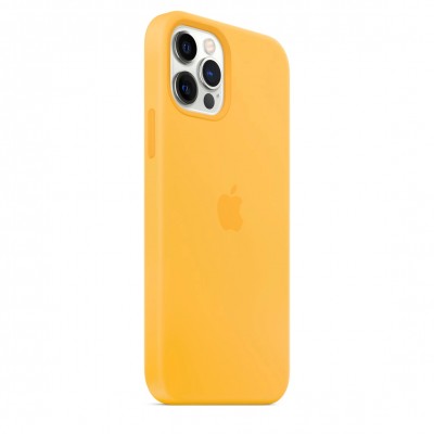 Apple iPhone 12 Pro Max Silicone Case with MagSafe - Sunflower (MKTW3)