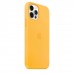 Apple iPhone 12 Pro Max Silicone Case with MagSafe - Sunflower (MKTW3)