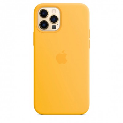 Apple iPhone 12 Pro Max Silicone Case with MagSafe - Sunflower (MKTW3)