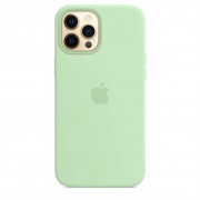Apple iPhone 12 Pro Max Silicone Case with MagSafe - Pistachio (MK053)