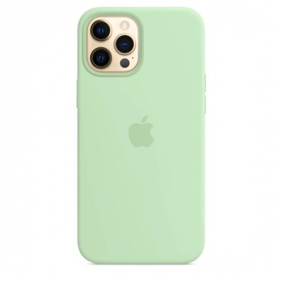 Apple iPhone 12 Pro Max Silicone Case with MagSafe - Pistachio (MK053)