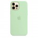 Apple iPhone 12 Pro Max Silicone Case with MagSafe - Pistachio (MK053)
