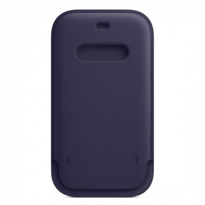 Apple iPhone 12 | 12 Pro Leather Sleeve with MagSafe - Deep Violet (MK0A3)