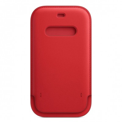 Apple iPhone 12 | 12 Pro Leather Sleeve with MagSafe - (PRODUCT)RED (MHYE3)