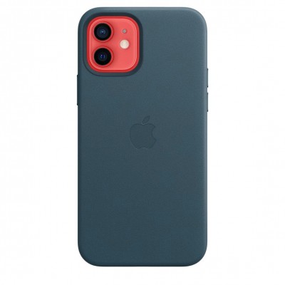 Apple iPhone 12, 12 Pro Leather Case with MagSafe - Baltic Blue (MHKE3)