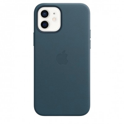 Apple iPhone 12, 12 Pro Leather Case with MagSafe - Baltic Blue (MHKE3)