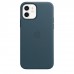 Apple iPhone 12, 12 Pro Leather Case with MagSafe - Baltic Blue (MHKE3)