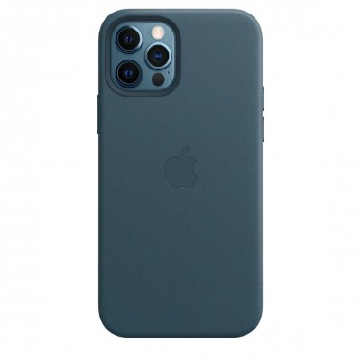 Apple iPhone 12, 12 Pro Leather Case with MagSafe - Baltic Blue (MHKE3)