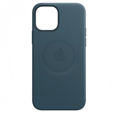 Apple iPhone 12, 12 Pro Leather Case with MagSafe - Baltic Blue (MHKE3)