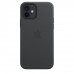 Apple iPhone 12, 12 Pro Leather Case with MagSafe - Black (MHKG3)
