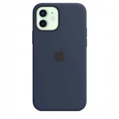 Apple iPhone 12 | 12 Pro Silicone Case with MagSafe - Deep Navy (MHL43)