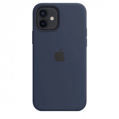 Apple iPhone 12 | 12 Pro Silicone Case with MagSafe - Deep Navy (MHL43)