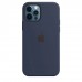 Apple iPhone 12 | 12 Pro Silicone Case with MagSafe - Deep Navy (MHL43)