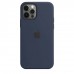 Apple iPhone 12 | 12 Pro Silicone Case with MagSafe - Deep Navy (MHL43)