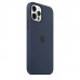 Apple iPhone 12 | 12 Pro Silicone Case with MagSafe - Deep Navy (MHL43)
