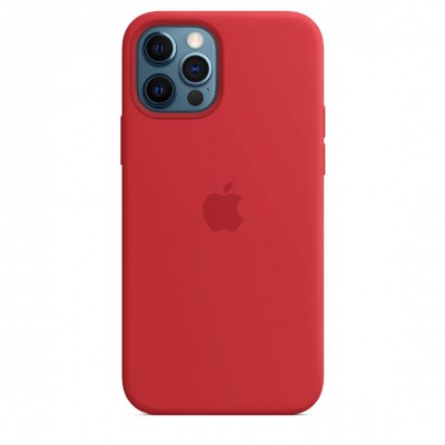 Apple iPhone 12 | 12 Pro Silicone Case with MagSafe - (PRODUCT)RED (MHL63)