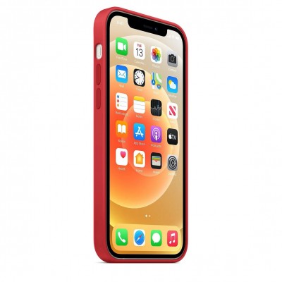 Apple iPhone 12 | 12 Pro Silicone Case з MagSafe - (PRODUCT)RED (MHL63)