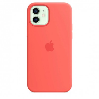 Apple iPhone 12 | 12 Pro Silicone Case з MagSafe - Pink Citrus (MHL03)