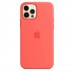 Apple iPhone 12 | 12 Pro Silicone Case з MagSafe - Pink Citrus (MHL03)