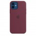 Apple iPhone 12 | 12 Pro Silicone Case з MagSafe - Plum (MHL23)