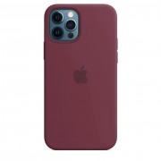 Apple iPhone 12 | 12 Pro Silicone Case with MagSafe - Plum (MHL23)