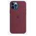 Apple iPhone 12 | 12 Pro Silicone Case з MagSafe - Plum (MHL23)