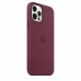 Apple iPhone 12 | 12 Pro Silicone Case з MagSafe - Plum (MHL23)