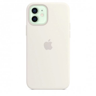 Apple iPhone 12 | 12 Pro Silicone Case with MagSafe - White (MHL53)