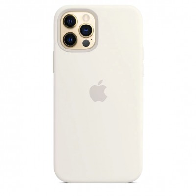 Apple iPhone 12 | 12 Pro Silicone Case with MagSafe - White (MHL53)