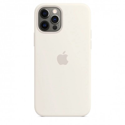 Apple iPhone 12 | 12 Pro Silicone Case with MagSafe - White (MHL53)