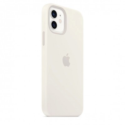 Apple iPhone 12 | 12 Pro Silicone Case with MagSafe - White (MHL53)