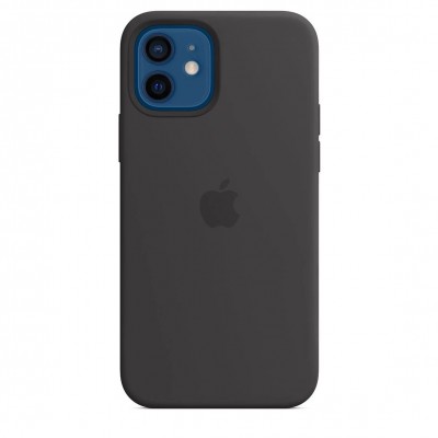 Apple iPhone 12 | 12 Pro Silicone Case with MagSafe - Black (MHL73)