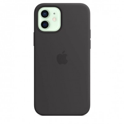 Apple iPhone 12 | 12 Pro Silicone Case with MagSafe - Black (MHL73)