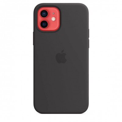Apple iPhone 12 | 12 Pro Silicone Case with MagSafe - Black (MHL73)