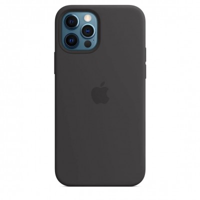 Apple iPhone 12 | 12 Pro Silicone Case with MagSafe - Black (MHL73)
